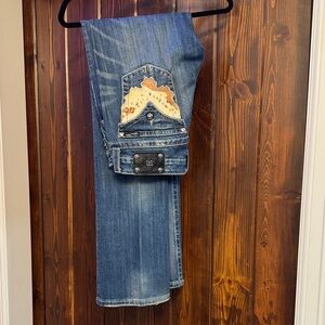 Miss Me Denim Jeans with Cowhide Pocket